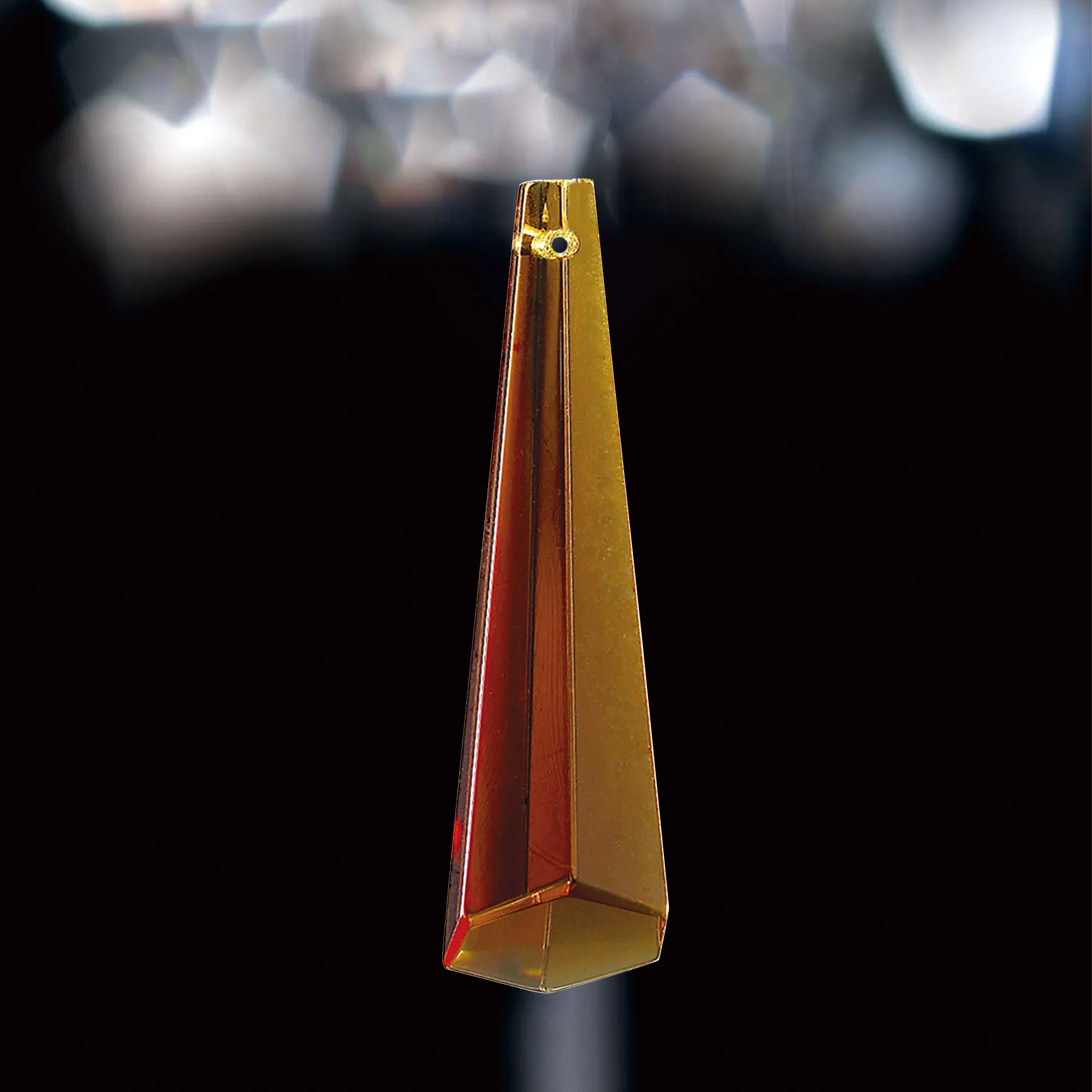 C70033  Crystal Hexagonal Drop Without Ring 62mm